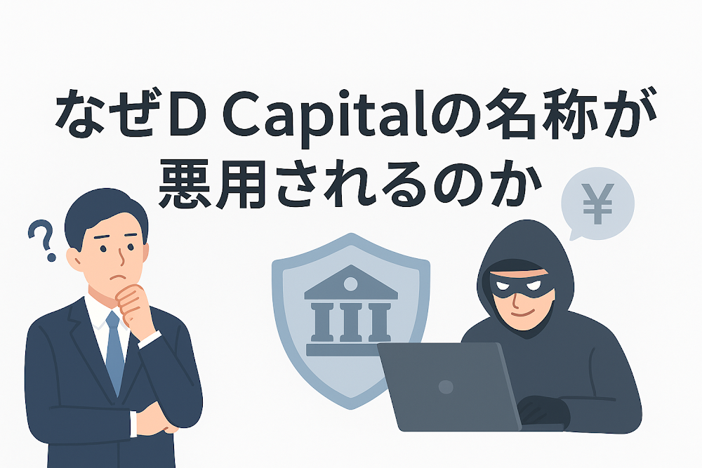 なぜD Capitalの名称が悪用されるのか
