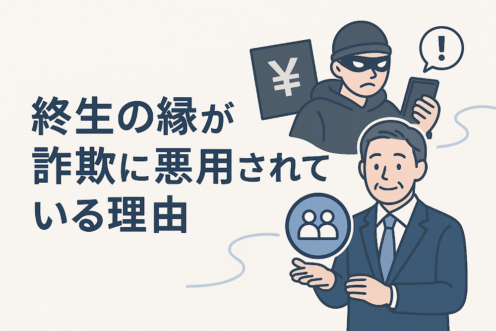 終生の縁が詐欺に悪用されている理由