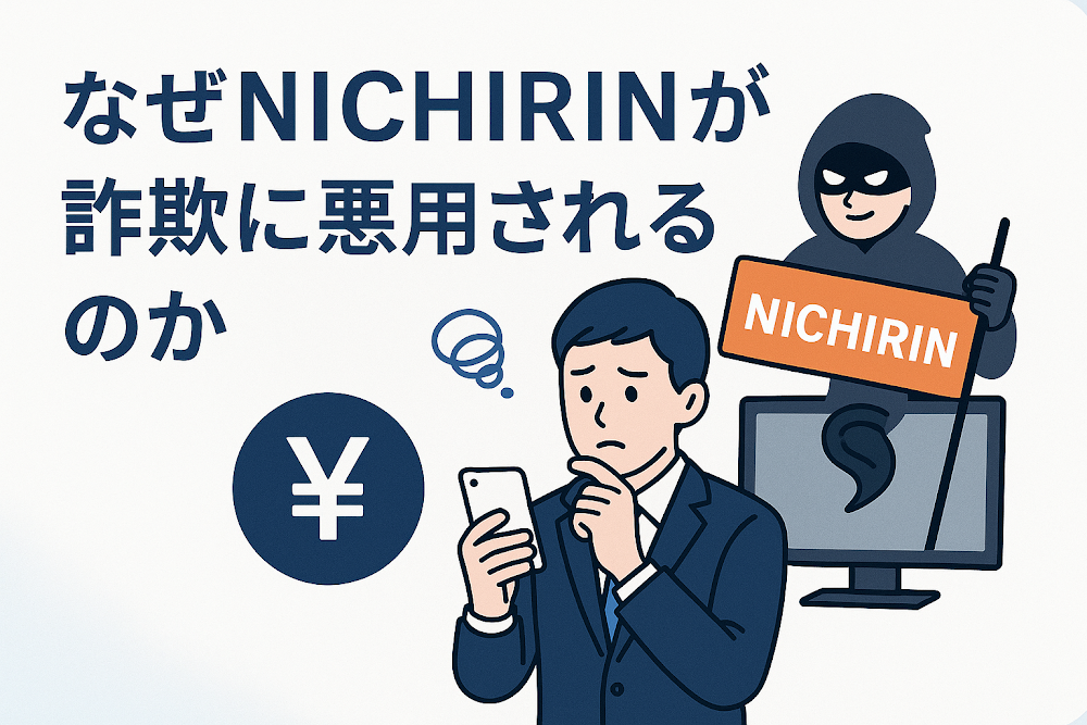 なぜNICHIRINが詐欺に悪用されるのか