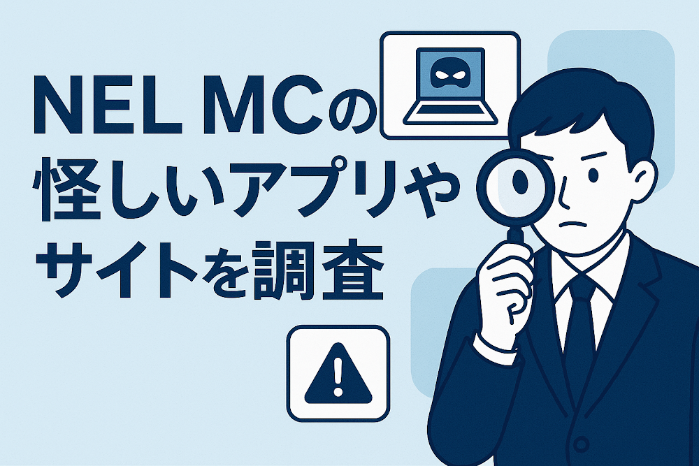 NEL MCの怪しいアプリやサイトを調査