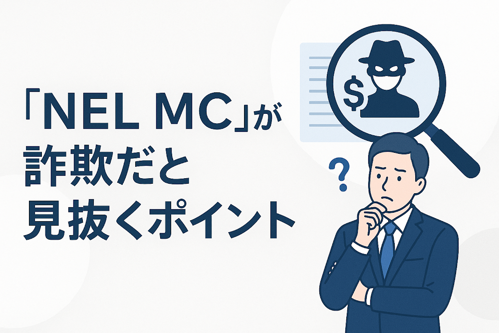 NEL MCが詐欺だと見抜くポイント