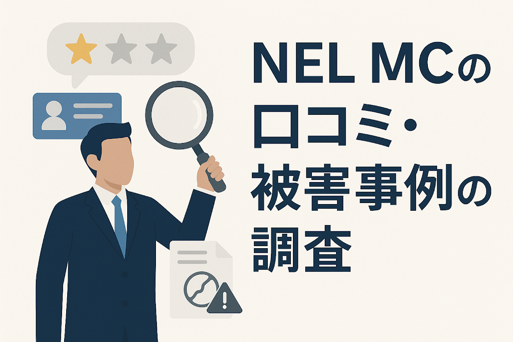 NEL MCの口コミ・被害事例の調査