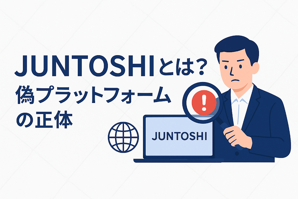 JUNTOSHIとは?偽プラットフォームの正体