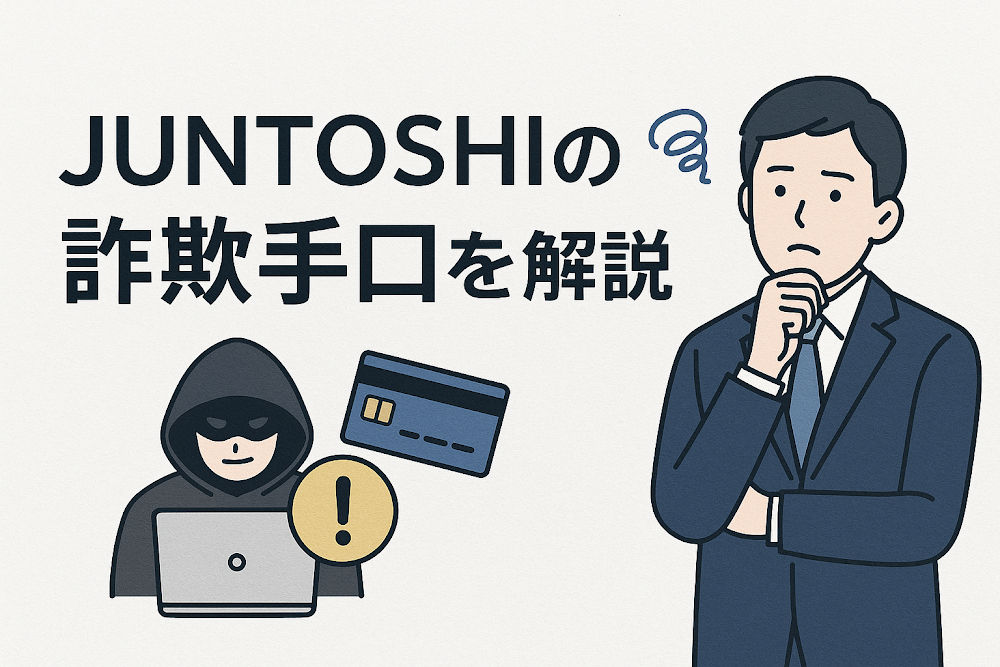 JUNTOSHIの詐欺手口を解説