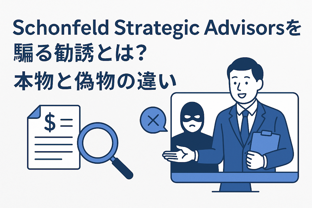 Schonfeld Strategic Advisorsを騙る勧誘とは？本物と偽物の違い
