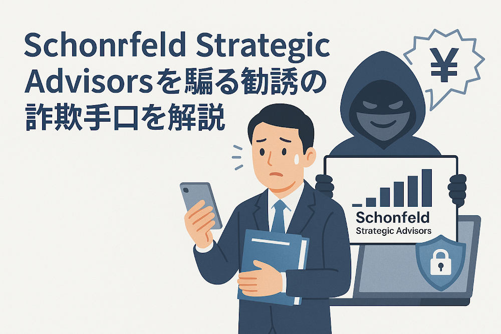 Schonfeld Strategic Advisorsを騙る勧誘の詐欺手口を解説