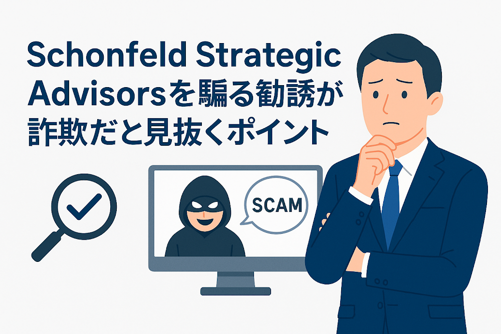 Schonfeld Strategic Advisorsを騙る勧誘が詐欺だと見抜くポイント