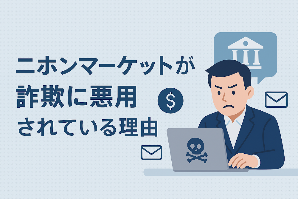 ニホンマーケットが詐欺に悪用されている理由