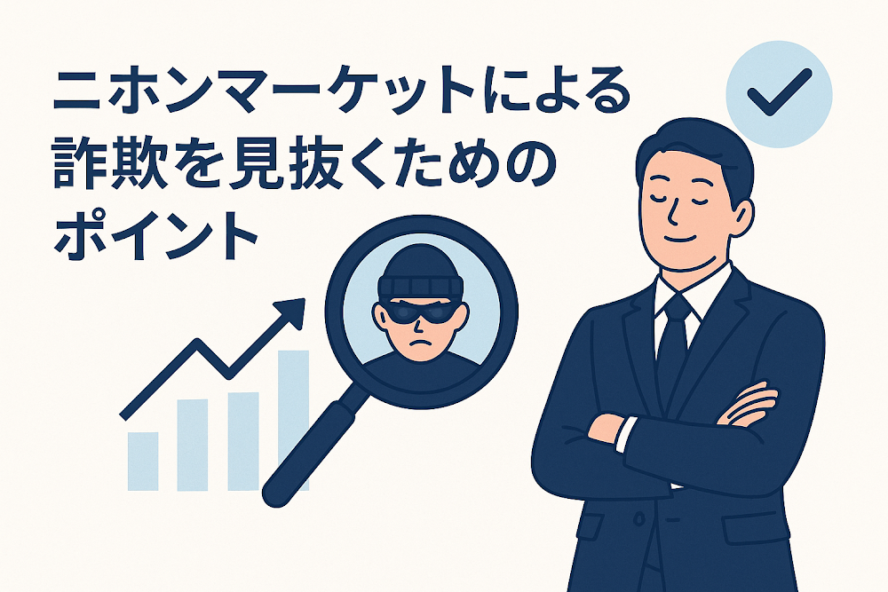 ニホンマーケット(Nihon Markets)による詐欺を見抜くためのポイント