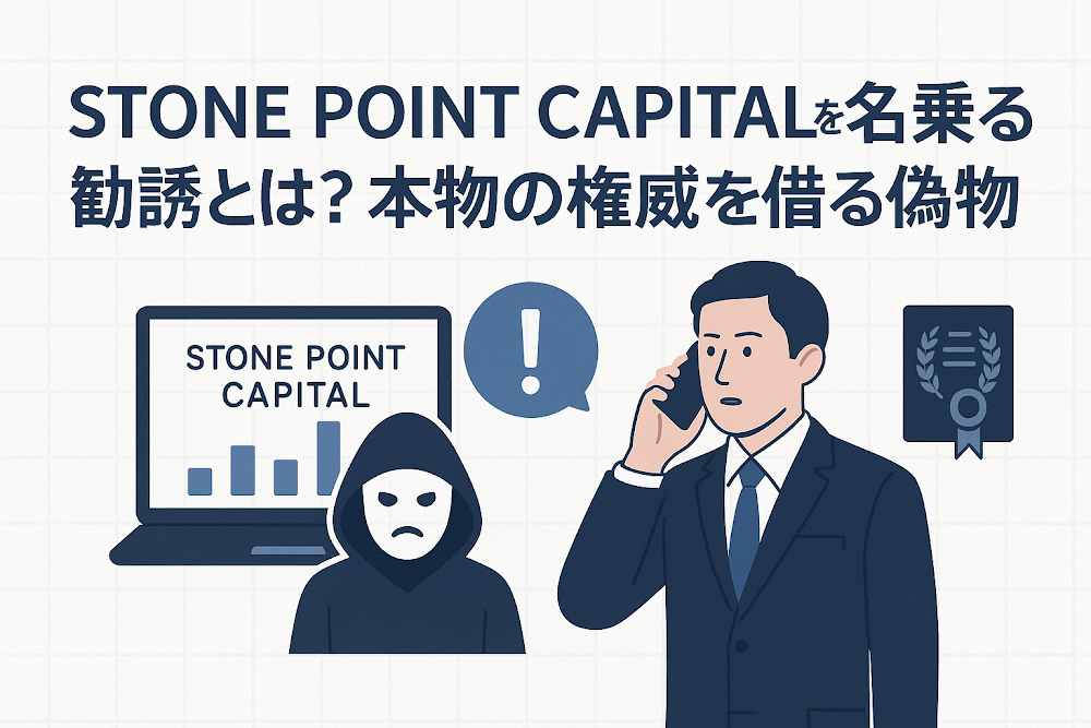 STONE POINT CAPITALを名乗る勧誘とは？本物の権威を借る偽物