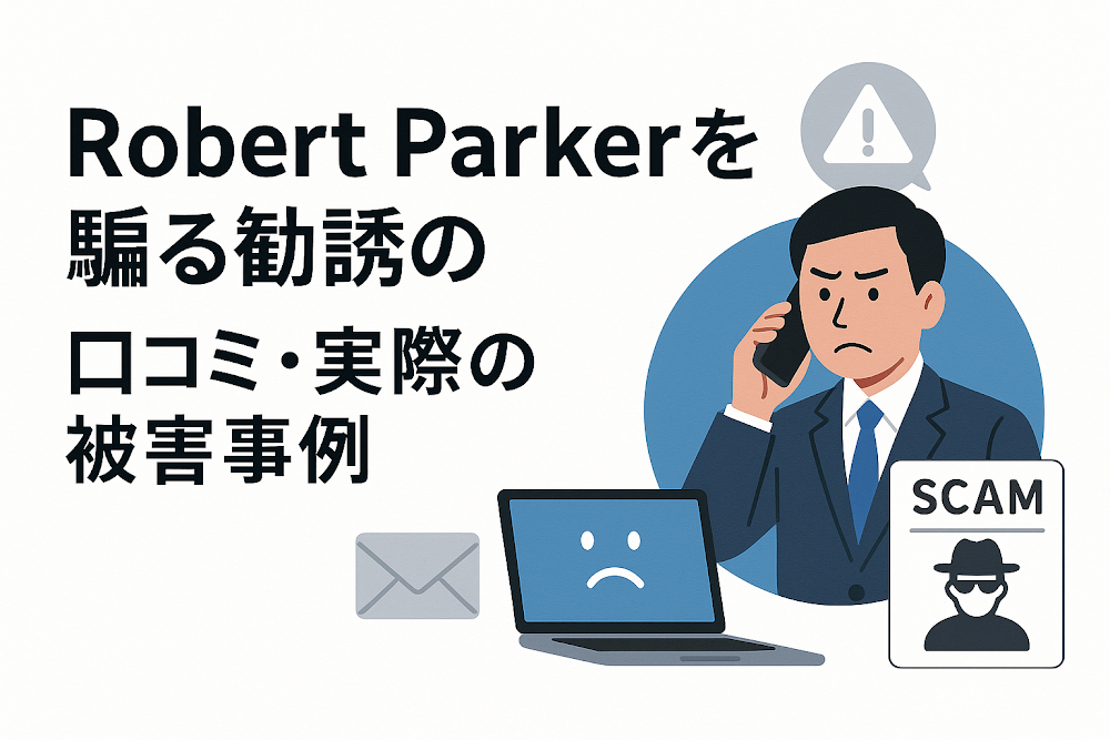 Robert Parkerを騙る勧誘の口コミ・実際の被害事例