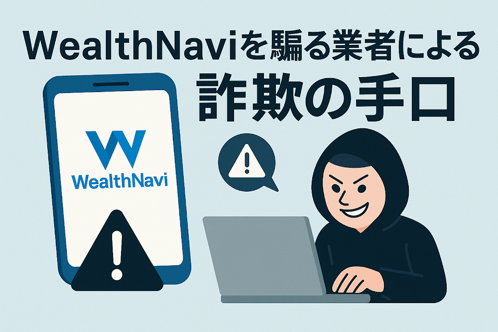 WealthNaviを騙る業者による詐欺の手口