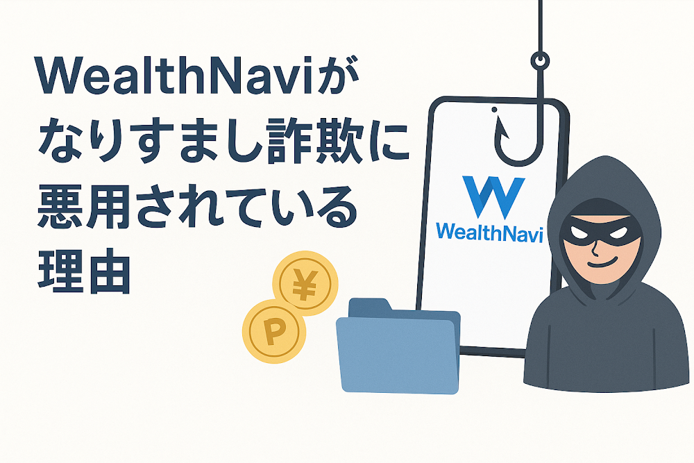 WealthNaviがなりすまし詐欺に悪用されている理由