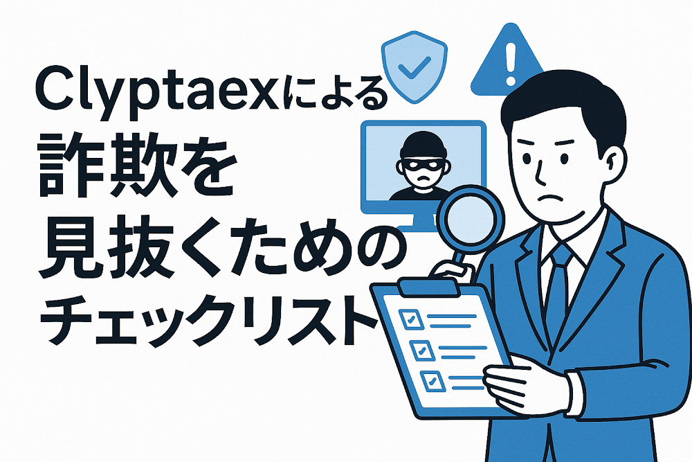 Clyptaexによる詐欺を見抜くためのチェックリスト