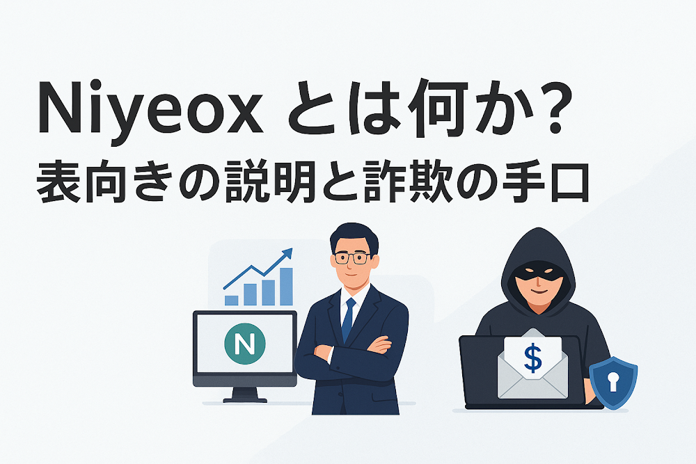 Niyeoxとは何か？表向きの説明と詐欺の手口