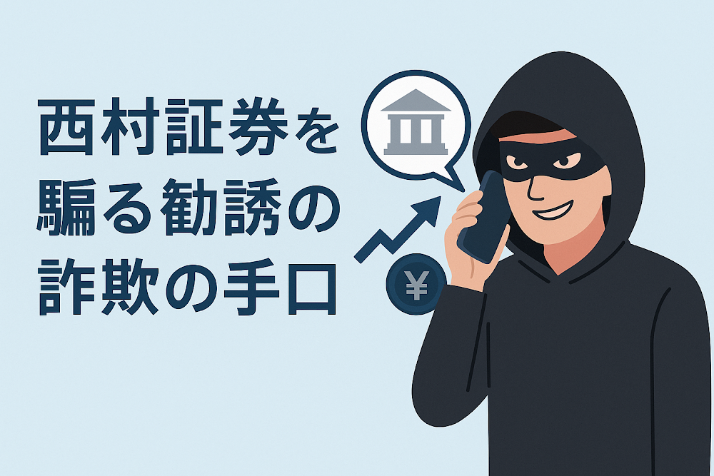 西村証券を騙る勧誘の詐欺の手口