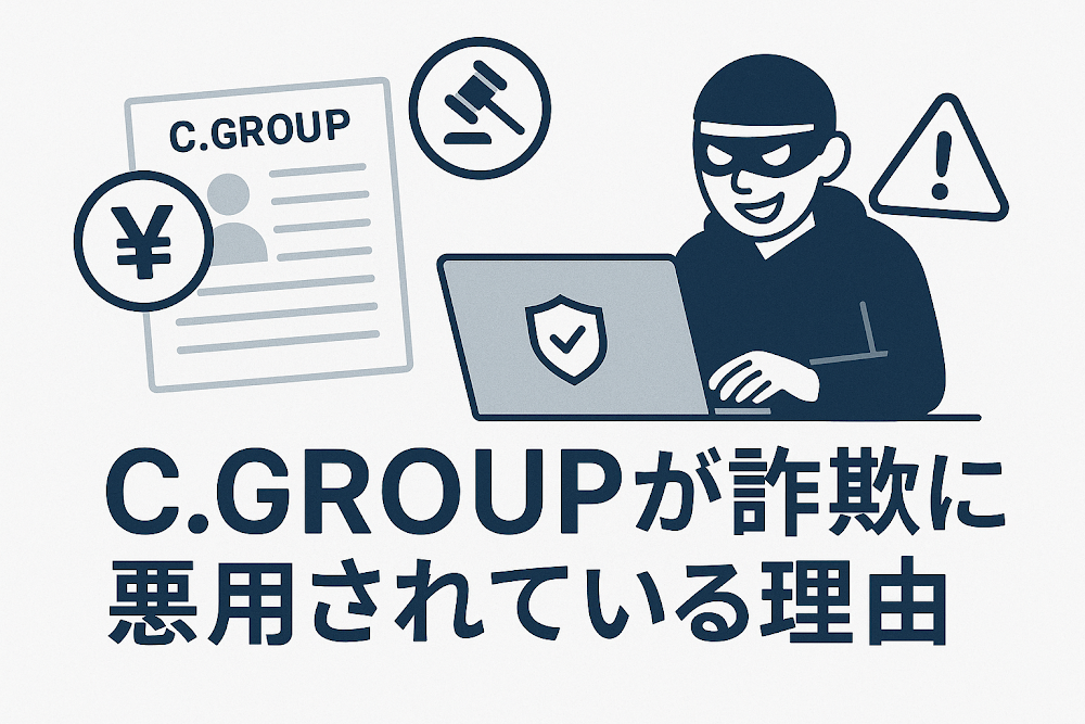 C.GROUPが詐欺に悪用されている理由