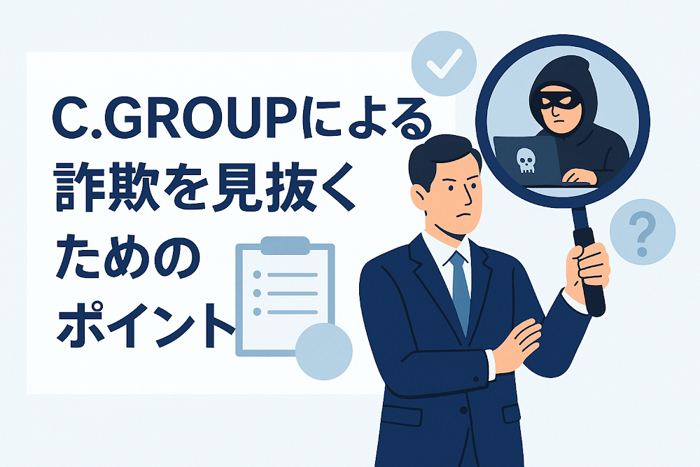 C.GROUPによる詐欺を見抜くためのポイント