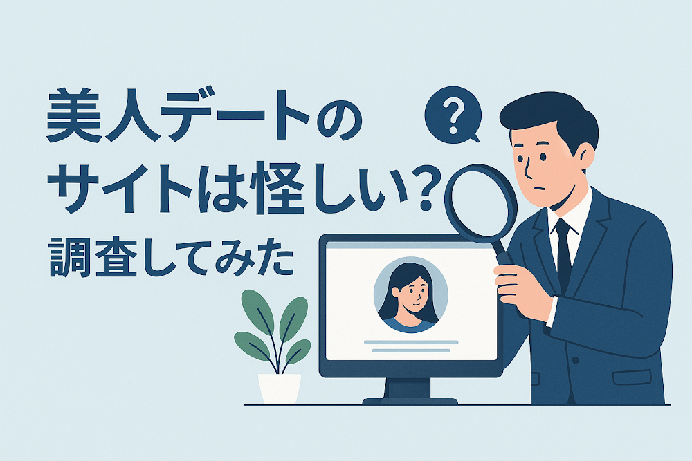 美人デートのサイトは怪しい？調査してみた
