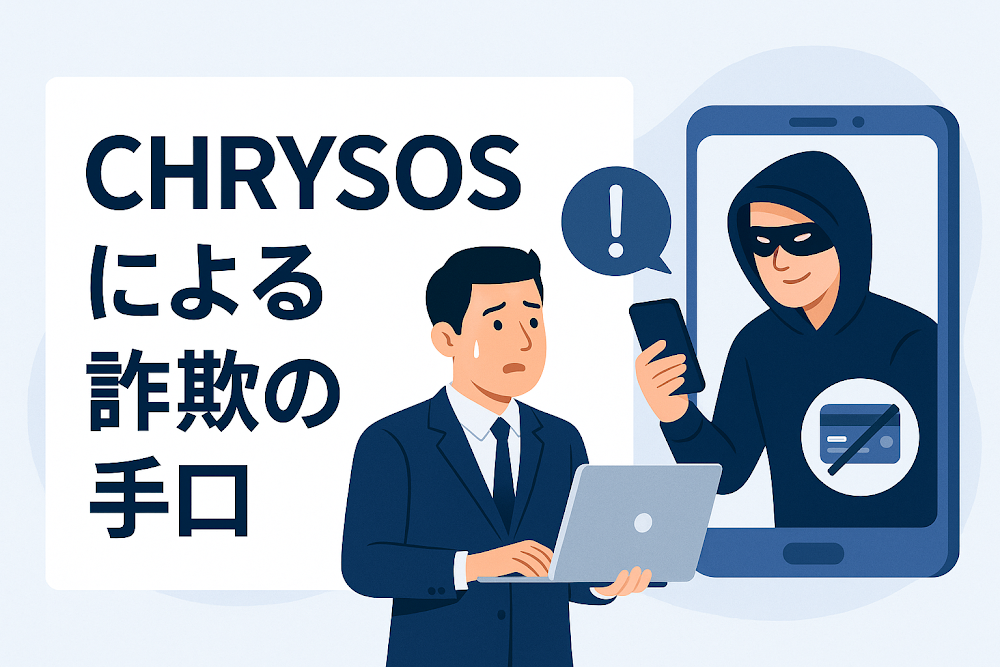CHRYSOSによる詐欺の手口
