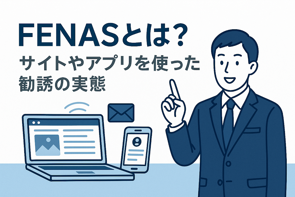FENASとは？サイトやアプリを使った勧誘の実態