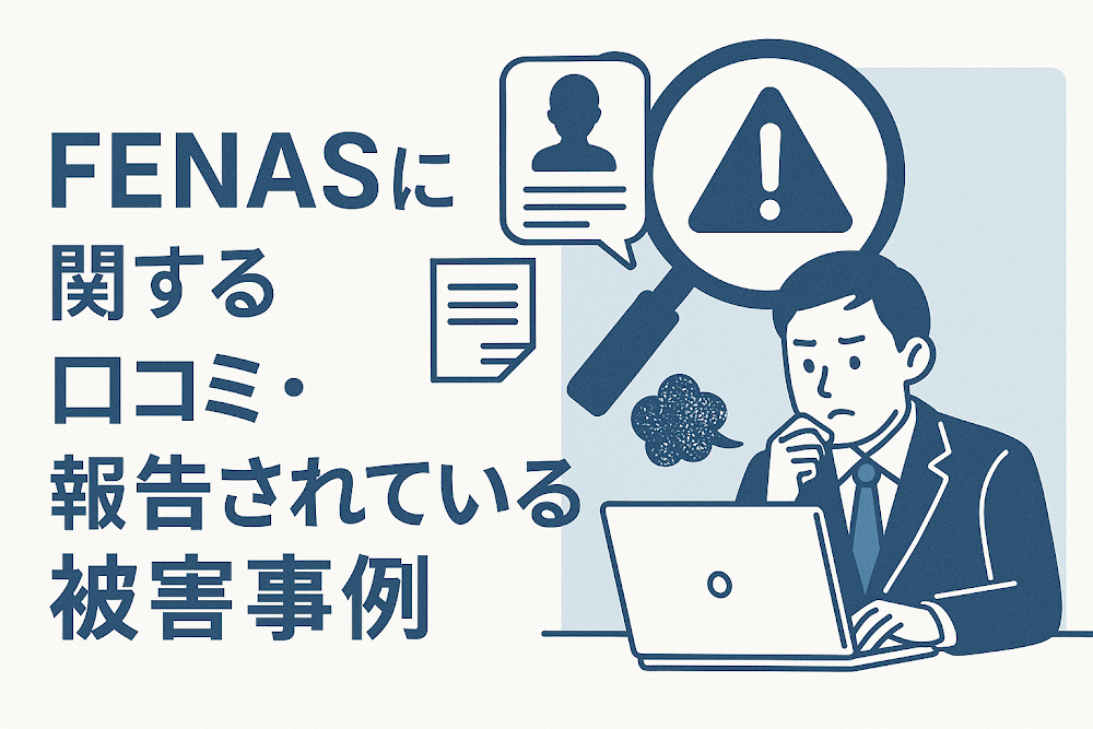 FENASに関する口コミ・報告されている被害事例