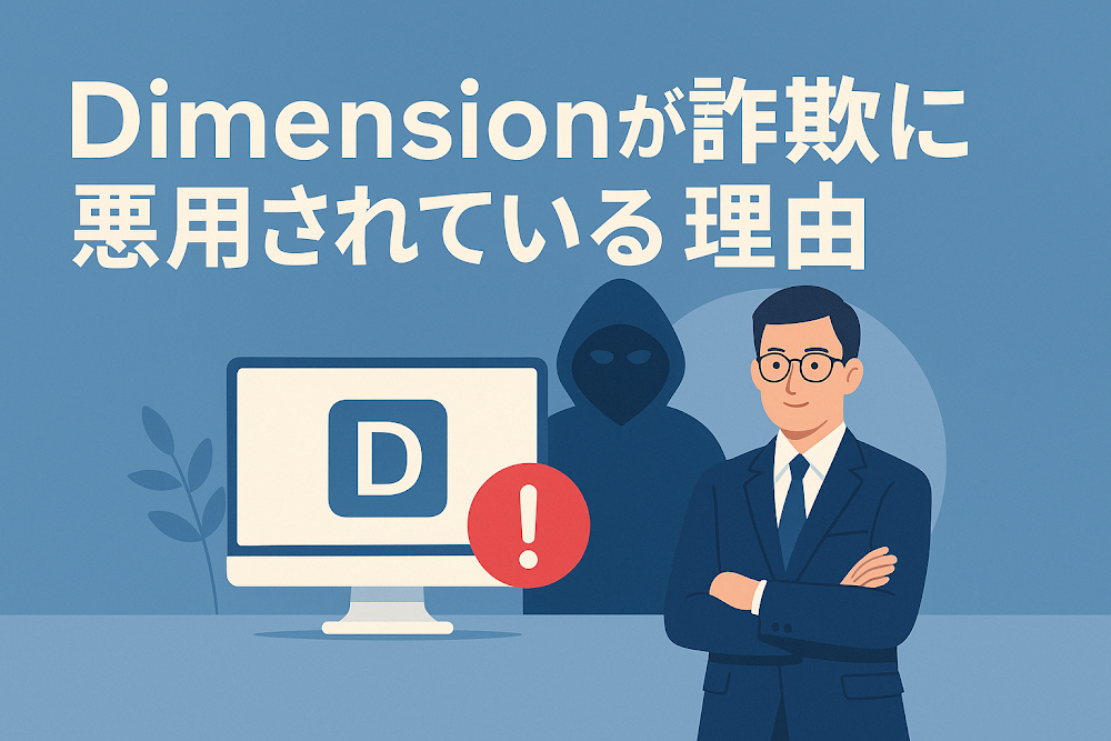 Dimensionが詐欺に悪用されている理由