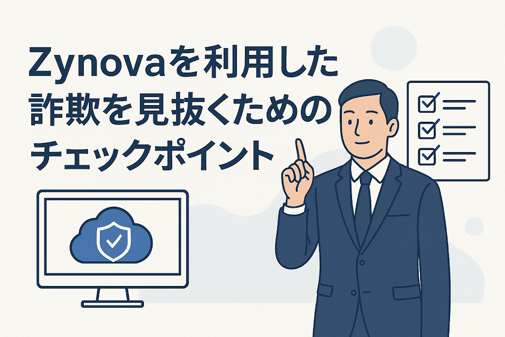 Zynovaを利用した詐欺を見抜くためのチェックポイント