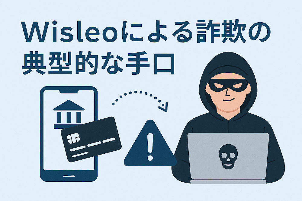 Wisleoによる詐欺の典型的な手口