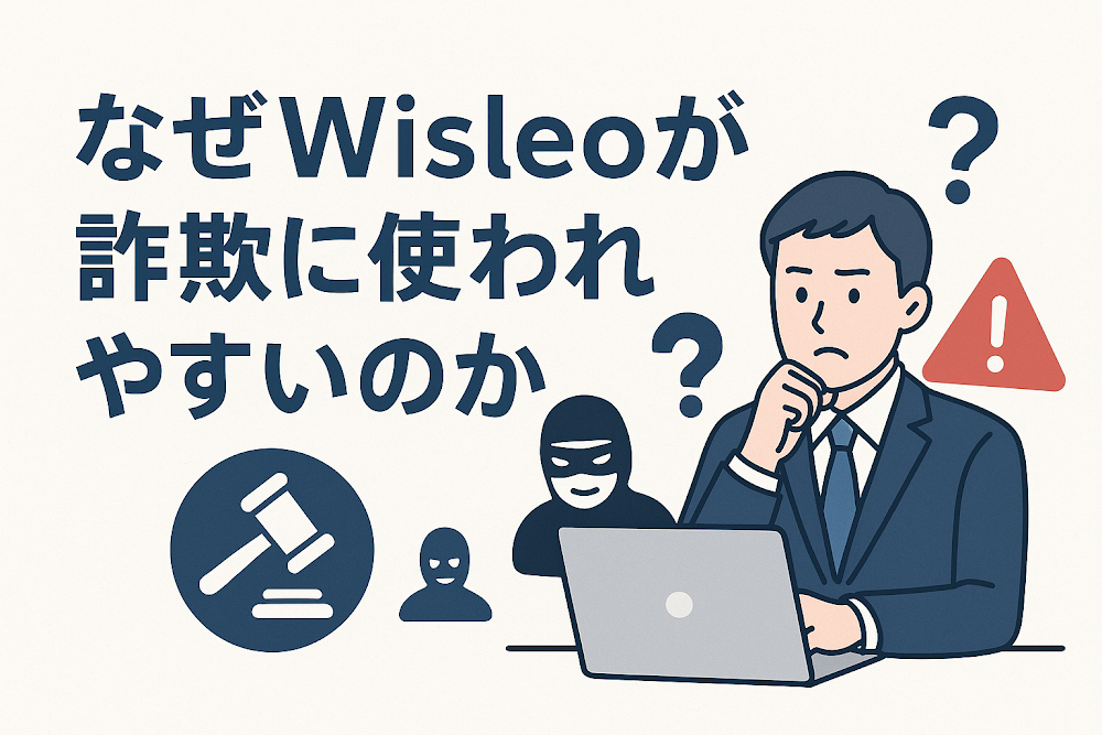 なぜWisleoが詐欺に使われやすいのか
