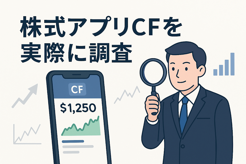 株式アプリCFを実際に調査