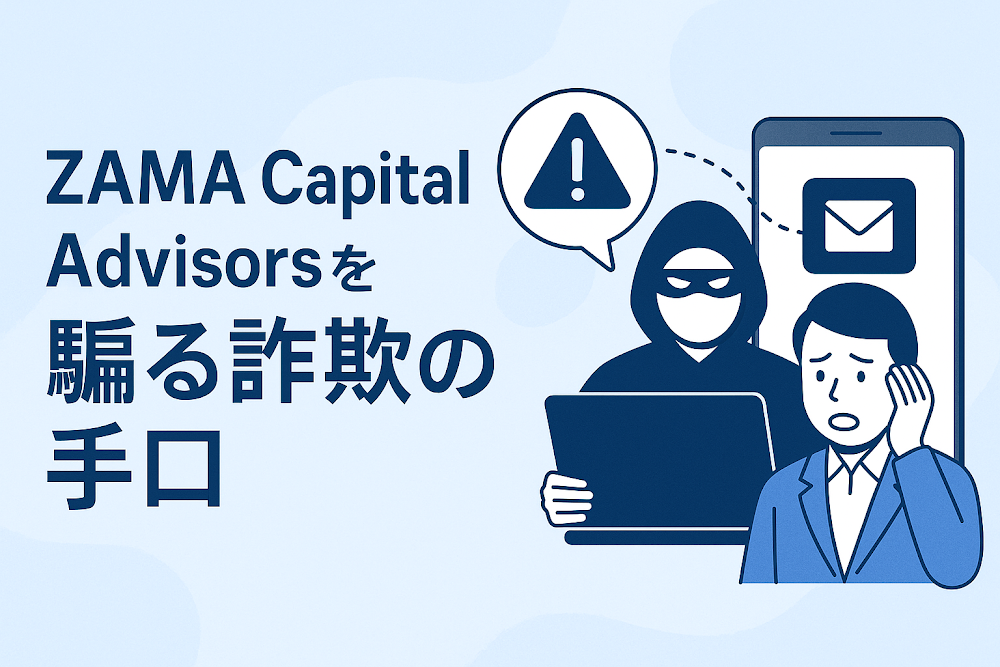 ZAMA Capital Advisorsを騙る詐欺の手口