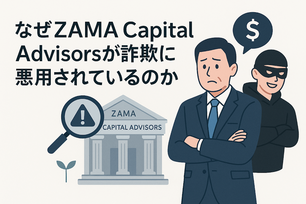 なぜZAMA Capital Advisorsが詐欺に悪用されているのか