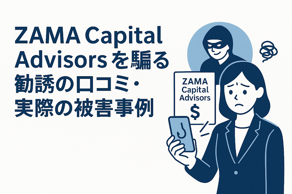 ZAMA Capital Advisorsを騙る勧誘の口コミ・実際の被害事例