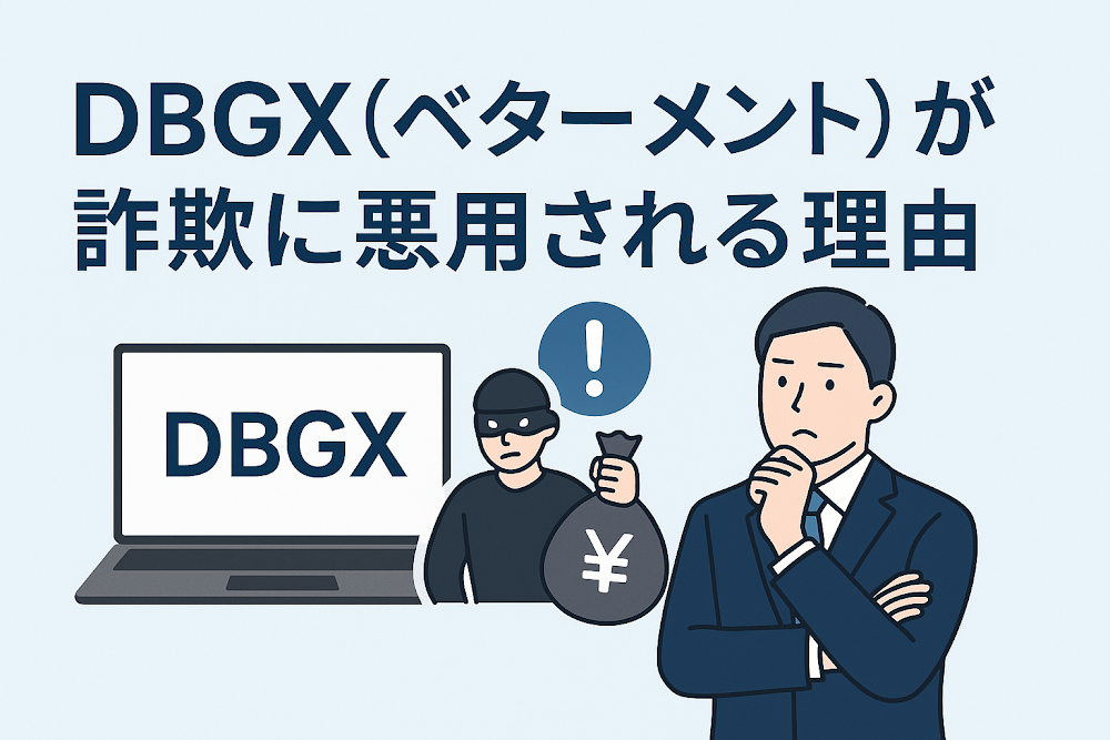 DBGX（ベターメント）が詐欺に悪用される理由
