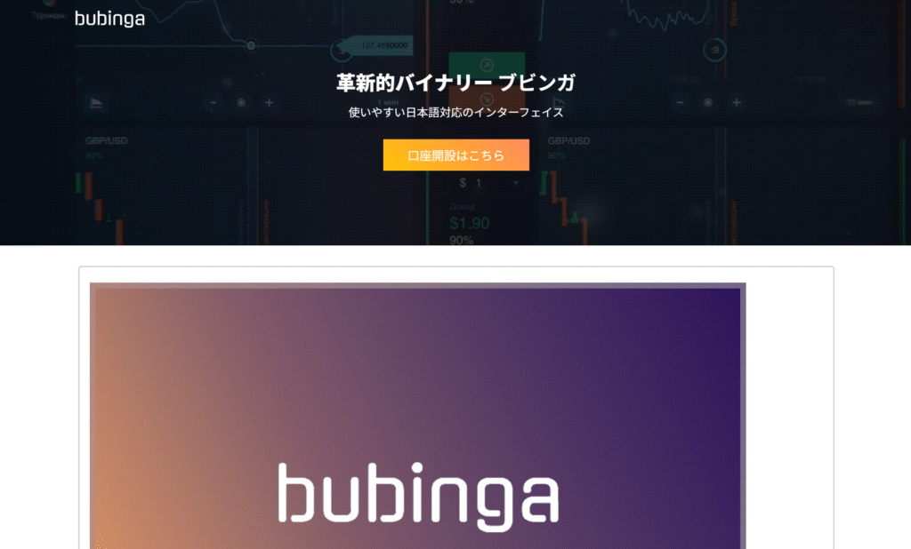 Bubinga(ブビンガバイナリー)の偽サイトbubinga.monsterの調査結果