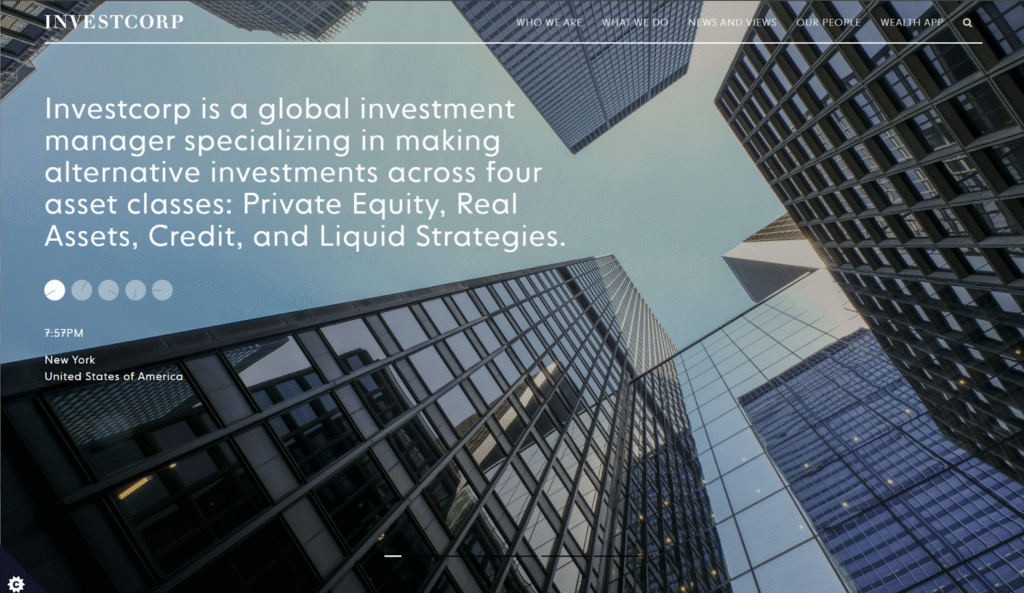 正規のInvestcorp