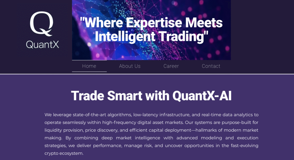 QuantX-AIサイト