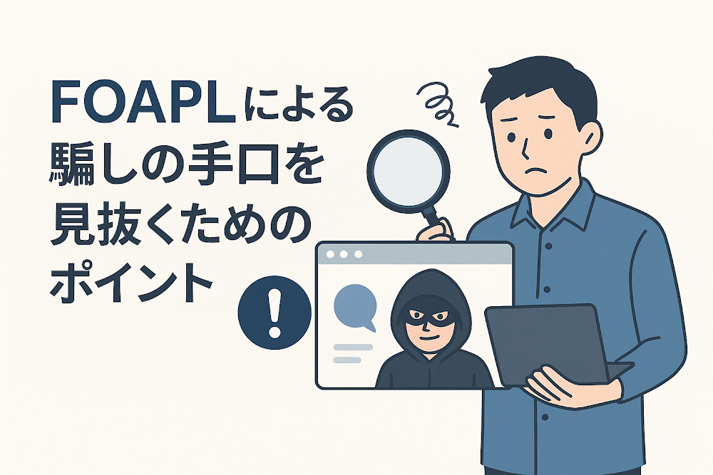 FOAPLによる騙しの手口を見抜くためのポイント