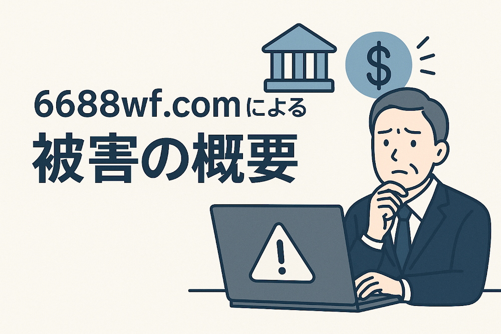 6688wf.comによる被害の概要