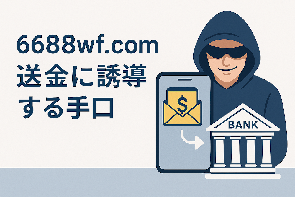 6688wf.comが送金に誘導する手口