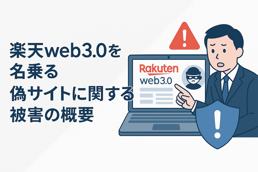 楽天web3.0を名乗る偽サイトに関する被害の概要