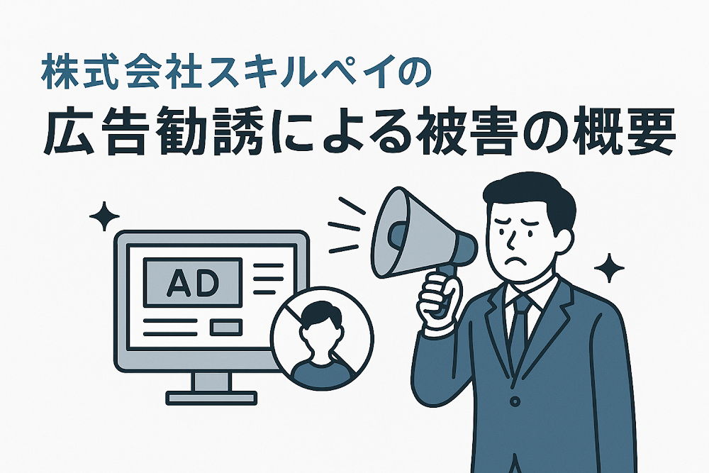 株式会社スキルペイの広告勧誘による被害の概要
