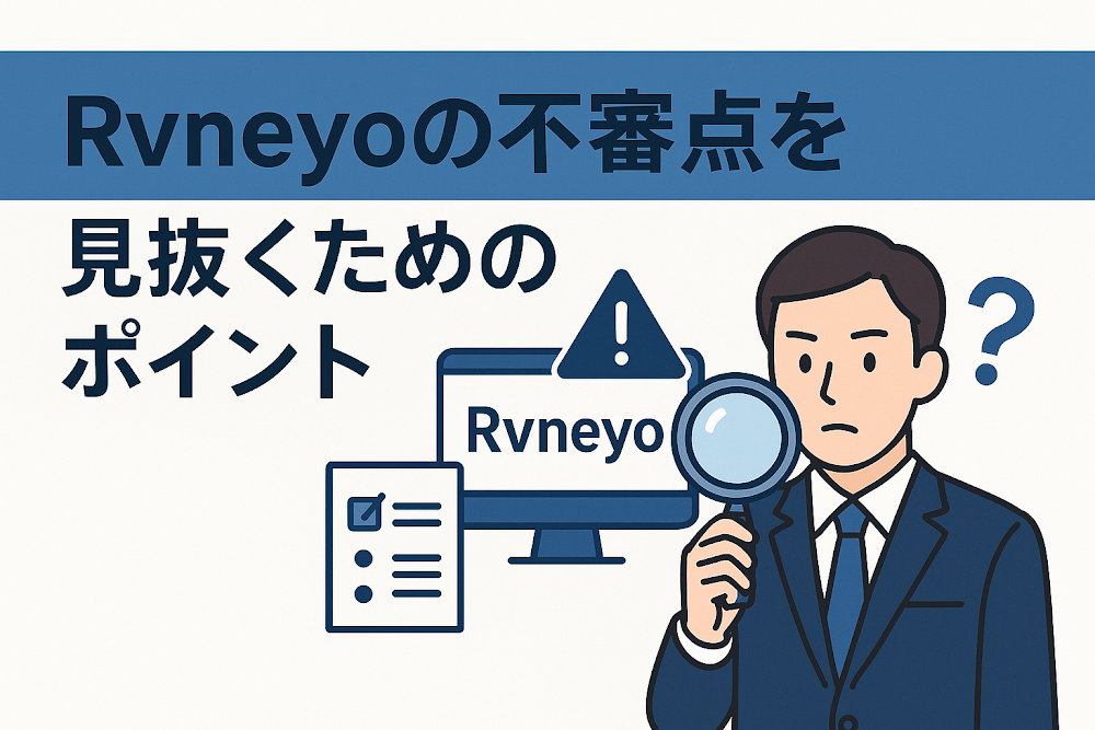 Rvneyoの不審点を見抜くためのポイント
