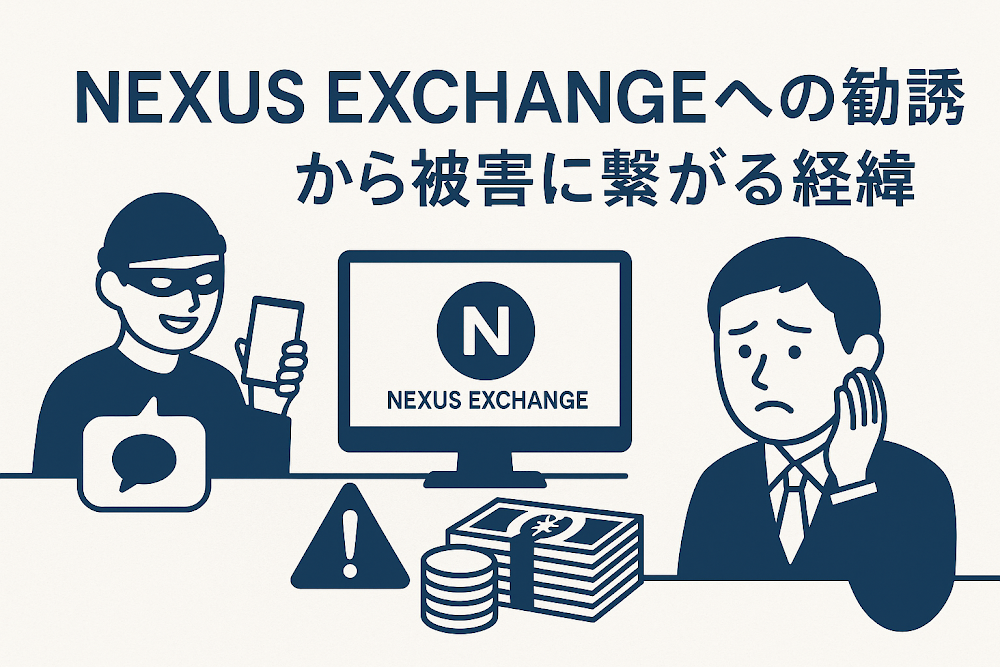 NEXUS EXCHANGEへの勧誘は詐欺？口コミ・評判と返金対策を弁護士が解説
