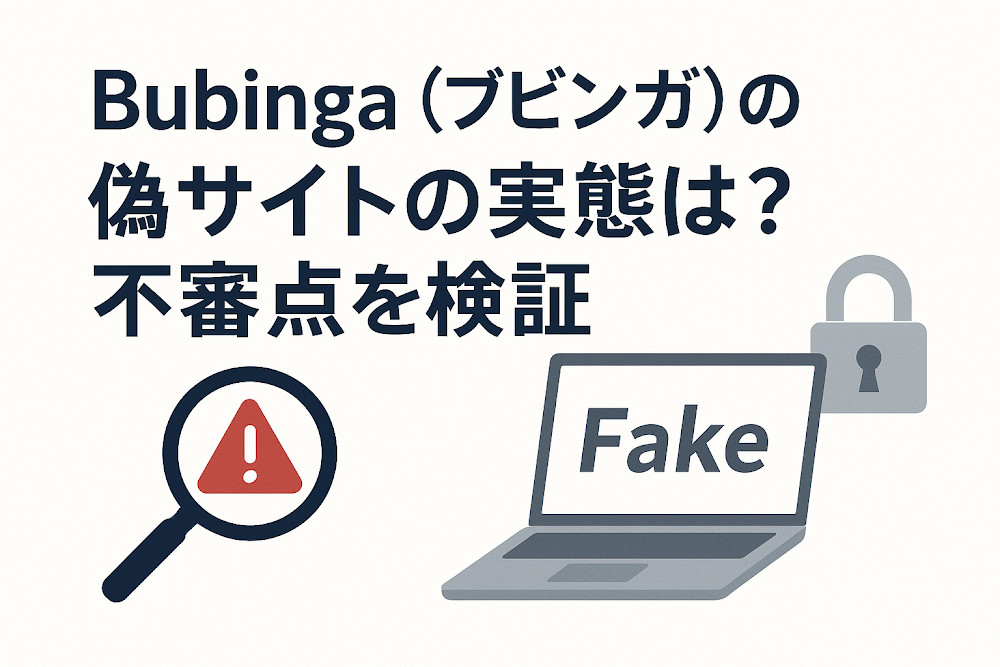 Bubinga(ブビンガ)の偽サイトの実態は?不審点を検証
