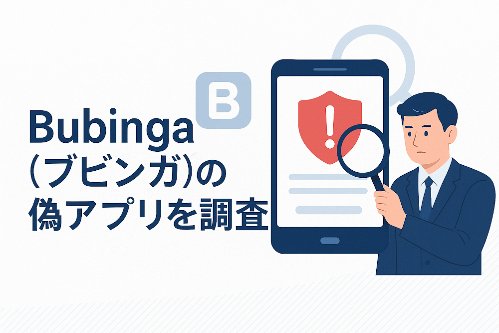 Bubinga(ブビンガ)の偽アプリを調査