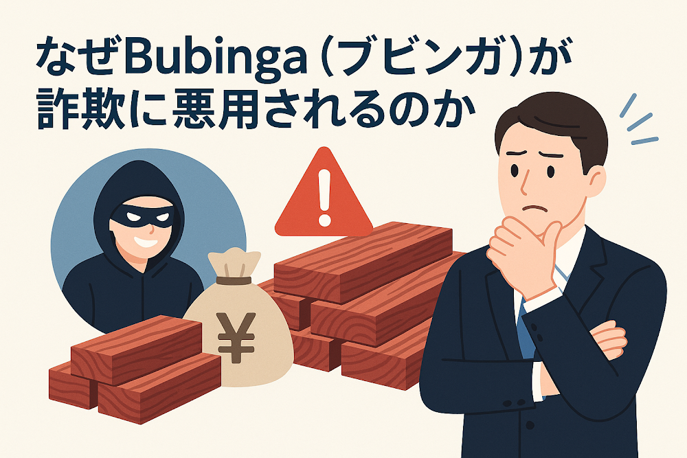 なぜBubinga(ブビンガ)が詐欺に悪用されるのか