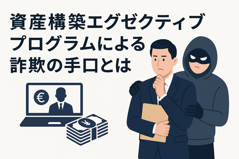 資産構築エグゼクティブプログラムによる詐欺の手口とは
