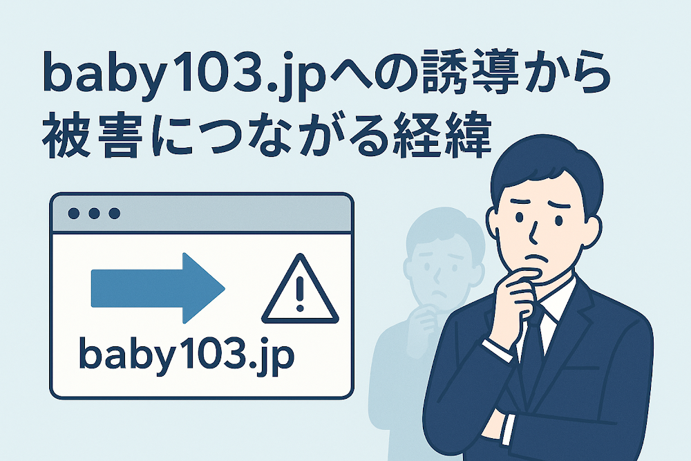 baby103.jpへの誘導から被害につながる経緯